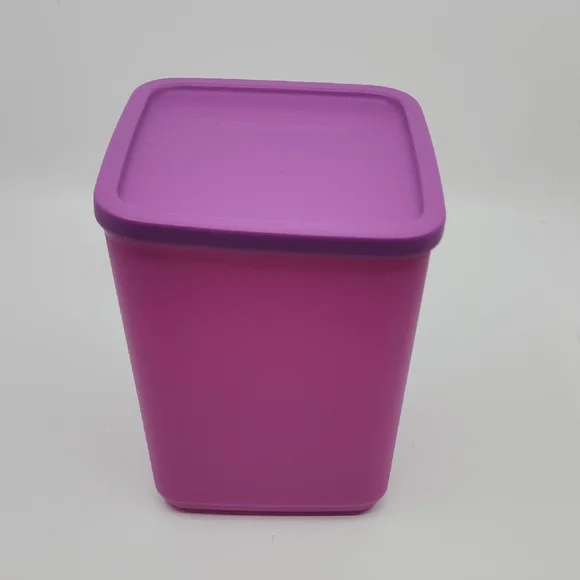 Tupperware Purple Basic Bright Storage Container - Picture 1 of 6